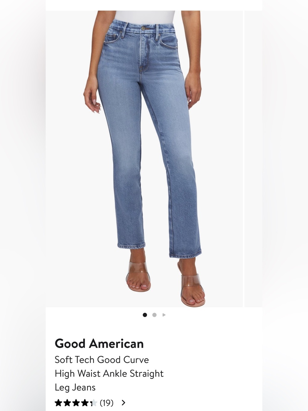 Good American Good curve high waist jeans